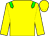 Yellow body, big-green epaulettes, yellow arms, yellow cap