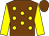 Chocolate, Yellow spots and Sleeves, chocolate cap