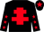 Black, red cross of lorraine, red stars on sleeves, red star on cap