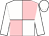 White and Pink quarters, White sleeves and cap