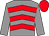 Grey and Red chevrons, grey sleeves, red cap
