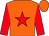 Orange, red star and sleeves