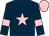 Dark Blue, Pink star, armlets and cap
