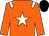 orange, white star and epaulets, black cap