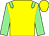 Yellow, light green epaulets and sleeves