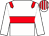 White, red hoop and epaulets, white sleeves, red stripes on white cap
