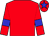 Red body, red arms, big-blue armlets, red cap, big-blue star