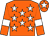 Orange, white stars, armlets and star on cap