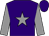 Purple, grey star & sleeves, purple cap