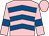 Pink, royal blue chevrons and armlets