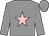 grey, pink star