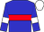 Big-blue body, red hoop, big-blue arms, white armlets, white cap
