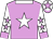 Plum, white star, collar and sleeves, plum stars and cuffs, white cap, plum star and peak