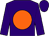 Purple, orange disc
