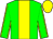 Big-green body, yellow stripe, big-green arms, yellow seams, yellow cap