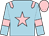 Light blue, pink star, epaulets, armlets and cap