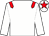 White body, red epaulettes, white arms, white cap, red star