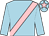 Light blue, pink sash and star on cap