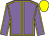 Mauve body, yellow seams, mauve arms, yellow seams, yellow cap