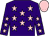 purple, pink stars, pink cap