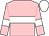 pink, white hoop and armbands, white cap