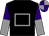 Black, Grey Hollow box, purple and grey Halved sleeves, Quartered cap
