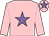 Pink, mauve star, mauve star on cap