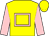 Yellow, pink hollow box & sleeves, yellow cap