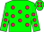 Big-green body, rose spots, big-green arms, rose spots, big-green cap, rose spots