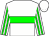 White body, green hoop, white arms, green striped, white cap