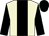 Beige, black stripe, sleeves and cap