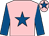 Pink, royal blue star, sleeves and star on cap
