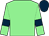 light green, dark blue armbands and cap