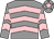 Grey & pink chevrons, pink star on cap