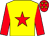 Yellow, Red star, red sleeves, Red cap, Yellow stars