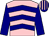 Pink, navy chevrons, navy sleeves, striped cap