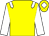 Yellow body, white epaulettes, white arms, yellow cap, white diamond