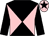 Black and pink diabolo, black sleeves, pink cap, black star