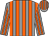 grey and orange stripes