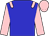 Blue, pink epaulets, sleeves and cap