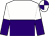 White and Purple halved horizontally, halved sleeves, Quartered cap
