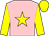 Pink, yellow star, sleeves and cap