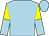 Blue-light body, blue-light arms, yellow halved, blue-light cap