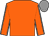 Orange body, orange arms, grey seams, grey cap
