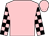 Pink, black checked sleeves