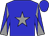 Blue, Grey star and diabolo on sleeves, Blue cap