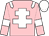 pink, white cross of lorraine, epaulets, armlets and cap