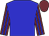Big-blue body, garnet arms, big-blue striped, garnet cap