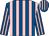 Royal blue and pink stripes