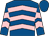 ROYAL BLUE, PINK chevrons, ROYAL BLUE cap